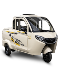 Triciclo Eléctrico Tipo Pick-up SK-2101 | Cabina Cerrada con Dos Puertas y Maletero