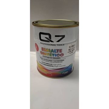 Pintura Esmalte -Rojo Brillante.-1 Litro- Q7
