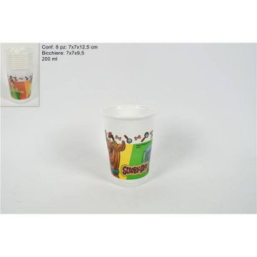 Vasos Plasticos Scooby DooDE 200Ml