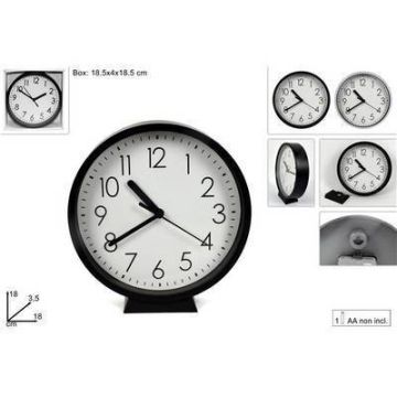 Reloj De Mesa Plastica 18Cm