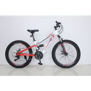Bicicleta Blanca E Roja Medida 24 Shimano