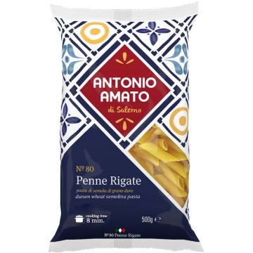 Pasta Penne Rigate N.80 500Gr