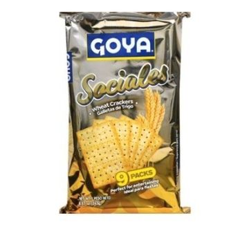Galletas Crackers Sociales Originales 8.57 242G Oz Goya M/Goya