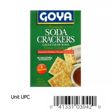 Galletas De Soda 8 Oz Goya 227G M/Goya