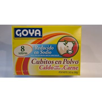 Cubitos De Carne Bajo En Sodio 2.82Oz. M/Goya