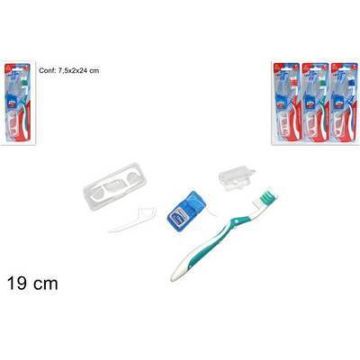 Cepillo De Dientes Con Palillos Interdentales