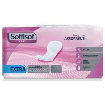 Almohadillas Sanitarias Extra Absorbente 10 Pz