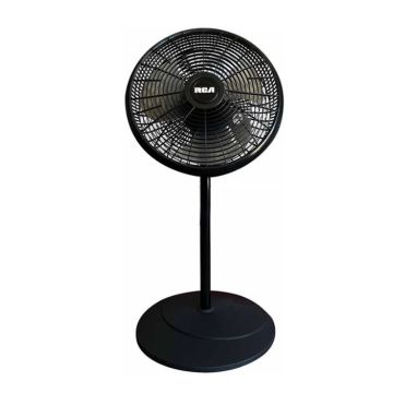 Ventilador De Pedestal 16"  Color Negro  Mod. Rcfan15  Totalmente Plastico  110V-60Hz. Marca Rca
