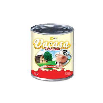 Leche Condensada Marca Vacasa Lata 380G M/Vacasa